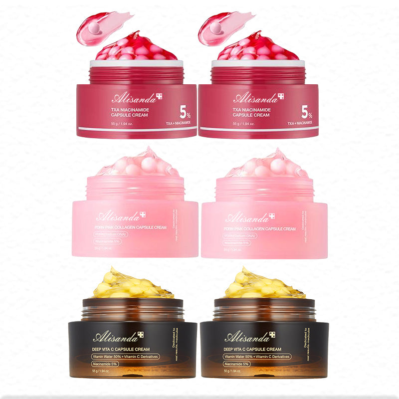 Final 3 Hours: 70%OFFđ„Mix & Match Boba Cream Set | Tiktok Viral Capsule Creams for Uneven Skin Tone, Glow Hydration, Korean Skincare, K-beauty