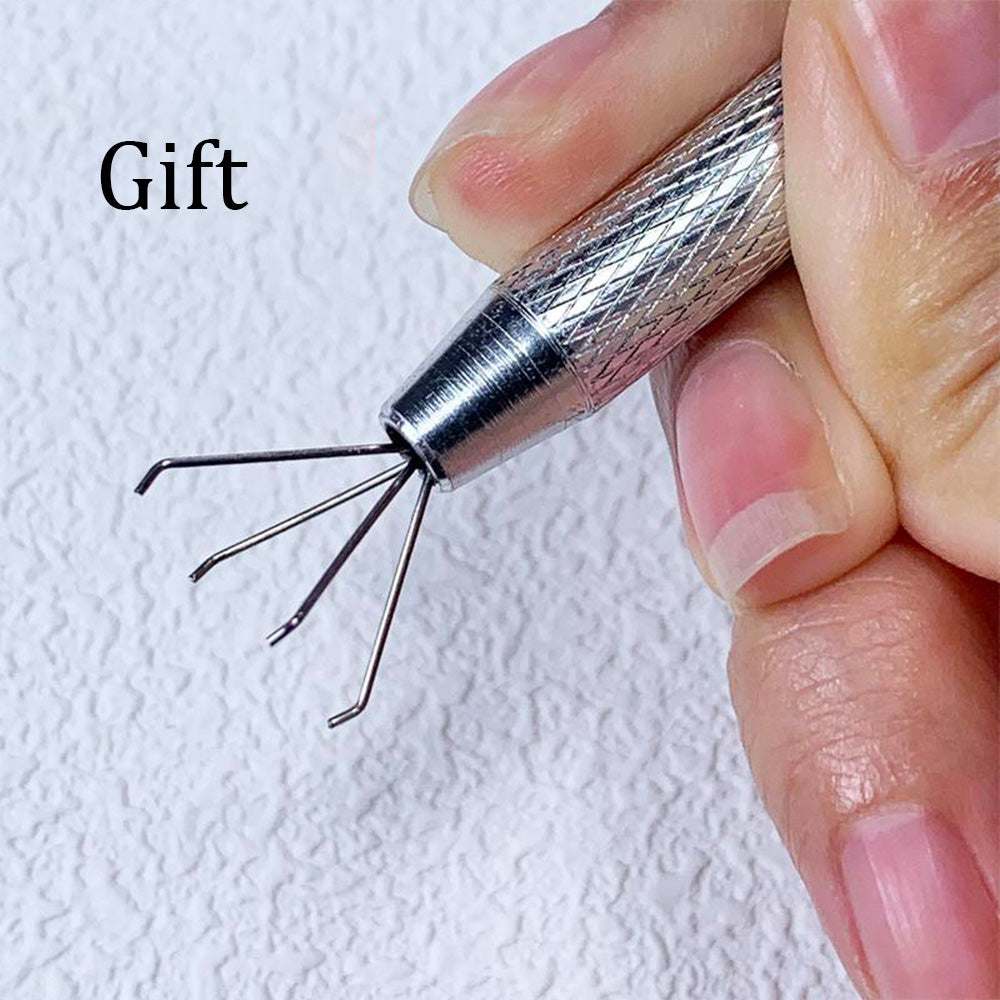 20G(0.8mm)/18G(1.0mm) 8mm Horseshoe Nose Hoop Internally Threaded Gems Nose Ring with Free Ball Holder