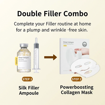 Silk Lifting Peptide Ampoule | Wrinkle Care | Face-Lift at Home serum with Peptides & Deep Collagen | Plumping, Smooth, Anti aging Korean Skincare