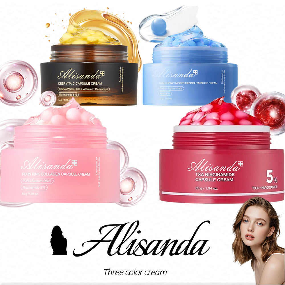 Capsule Cream SET for Glass Glow Skin(Four Bottles)