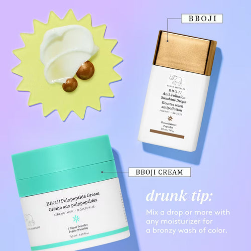 Final 3 Hours: 70% OFF Gilded in Bronze Kit -Anti Pollution Sunshine Drops  & Polypeptide Cream