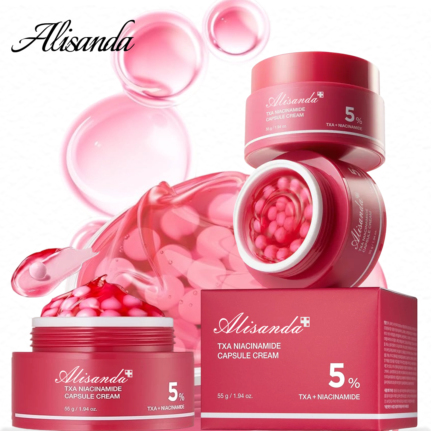 Final 3 Hours: 70%OFF🔥Mix & Match Boba Cream Set | Tiktok Viral Capsule Creams for Uneven Skin Tone, Glow Hydration, Korean Skincare, K-beauty