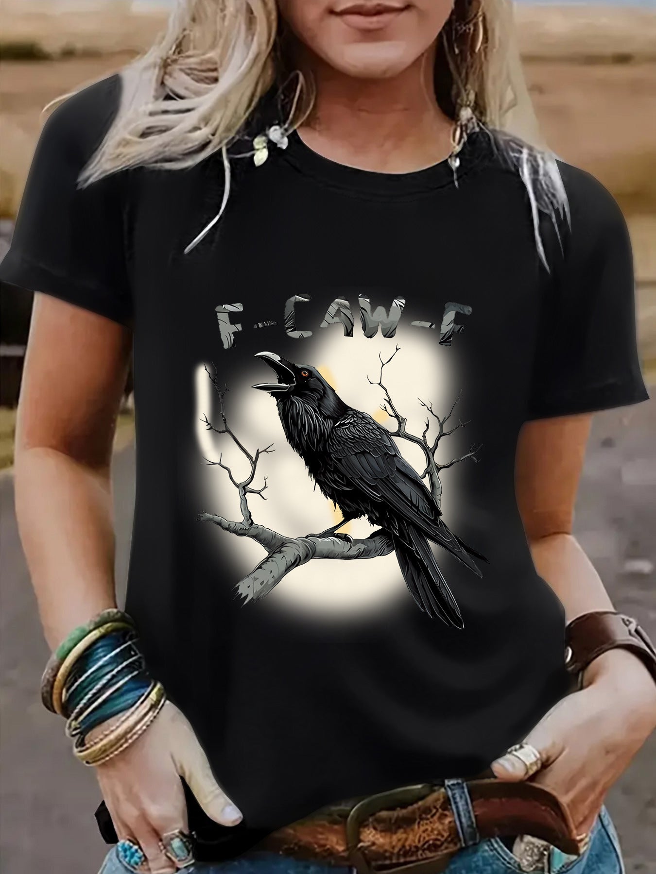 Cotton Unisex Funny F-Caw-F shirts, FCAWF T-Shirt Menswear Top shirts men Men's Crew Neck T-Shirt stylish graphic design unisex cotton t-shirt
