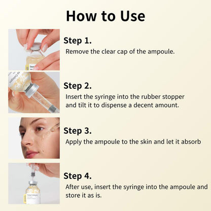 Silk Lifting Peptide Ampoule | Wrinkle Care | Face-Lift at Home serum with Peptides & Deep Collagen | Plumping, Smooth, Anti aging Korean Skincare